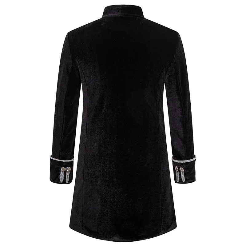 FEOYA Cappotto Lungo Uomo Gotico - Giacca Steampunk Vintage Con Frac - Costume Cosplay Da Vampiro, Pirata, Circo - Taglie Dalla S Alla 4XL