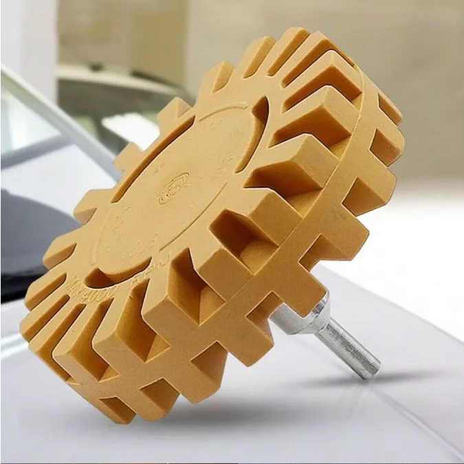 4 inch Pneumatic Rubber Remover Wheel Car Decal and Sticker Removal Eraser Decal Removal Scraper Tools, Size: 20 mm