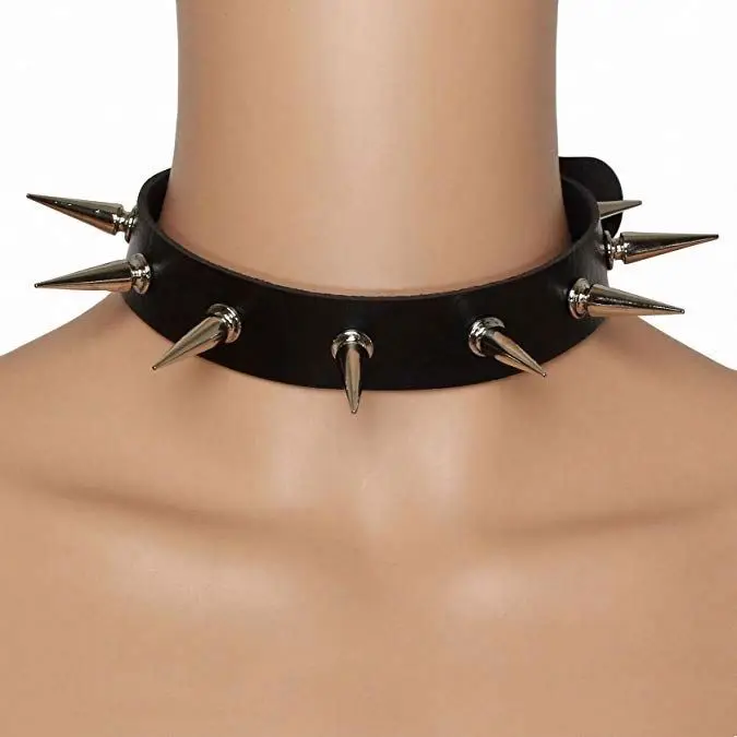 Gothic Punk Lock Chain Choker Necklace  Bijoux emo, Style de bijoux,  Bijoux punk