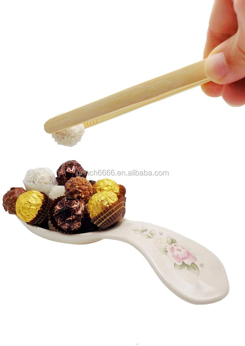 Bambus-Toastzange – 17,8 Cm, Rutschfest, 4 Stück, Ideal Für Küche, Grillen, Muffins & Mehr