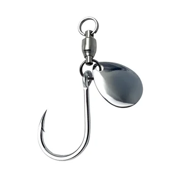 Factory Spot Wholesale Ocean Boat Fishing Spinning Lure Iron Spoon Jig Hook Bait – Metal Jig – view 2