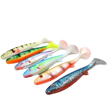 16cm 38g Printed PVC Soft Plastic Shad Swim Bait Fishing Lure for Pike Northern Mullet River/Lake/Stream Use Supplier Wholesale – Soft Lure – view 2