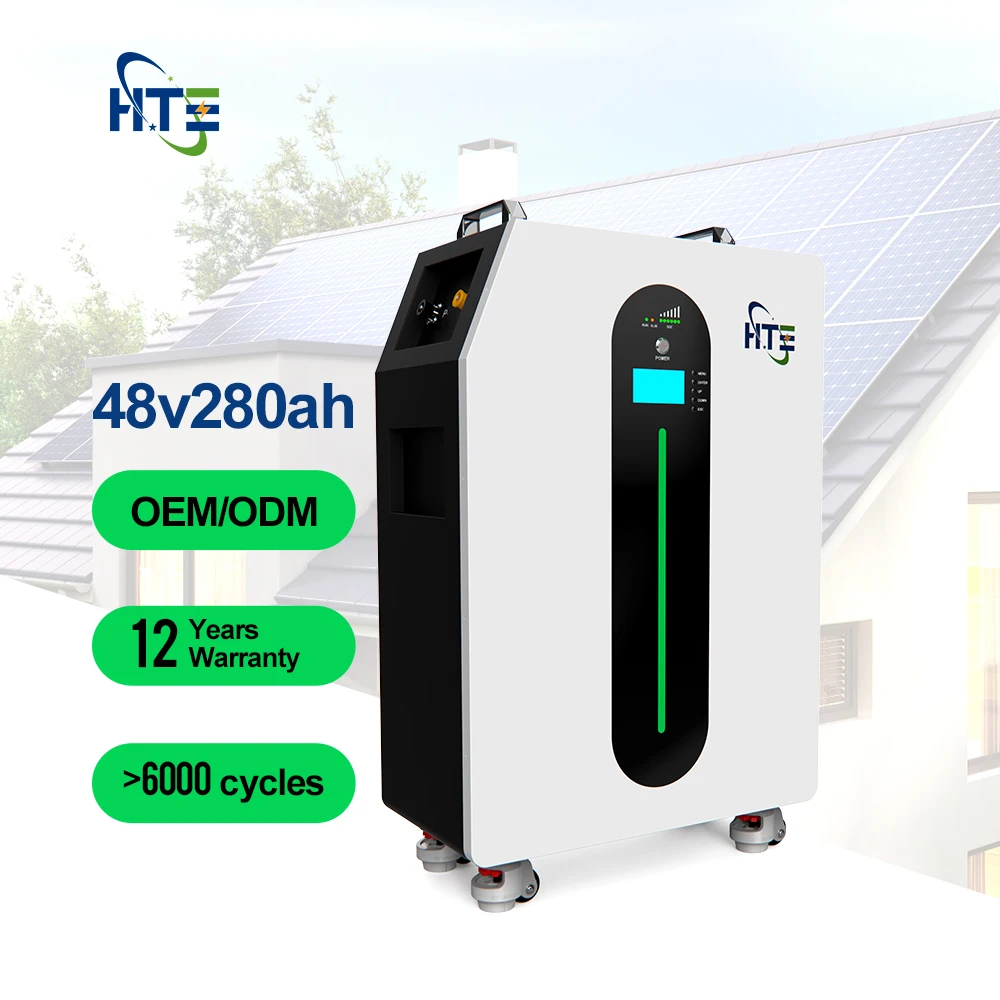 HTE 280ah Floor Standing Power Wall Storage lithium battery 10kwh 15kwh Lithium Iron Batteries Pack 51.2v Home