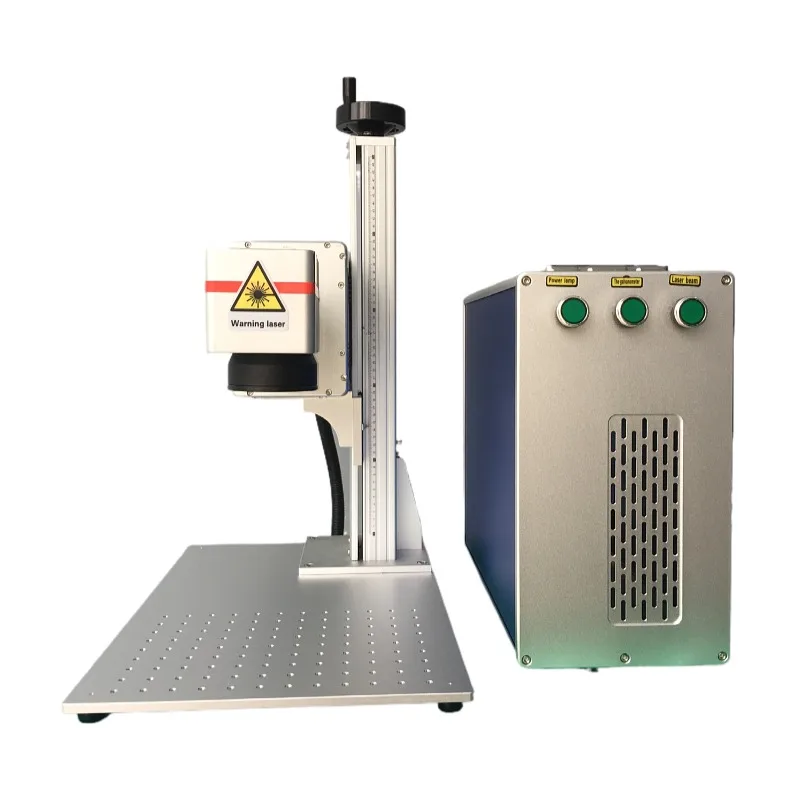 20W 30W JPT MOPA Fiber Laser Marking Machine on Metal Stainless Steel Aluminum for Color Printing Air Cooling MAX Laser Source factory