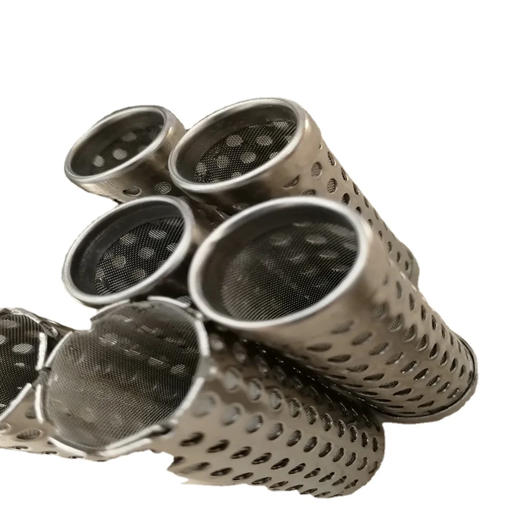 Dongjie Free Sample Service Stainless Steel Perforated Metal Mesh Air Filter Cylinders Round 37-1950 Micron