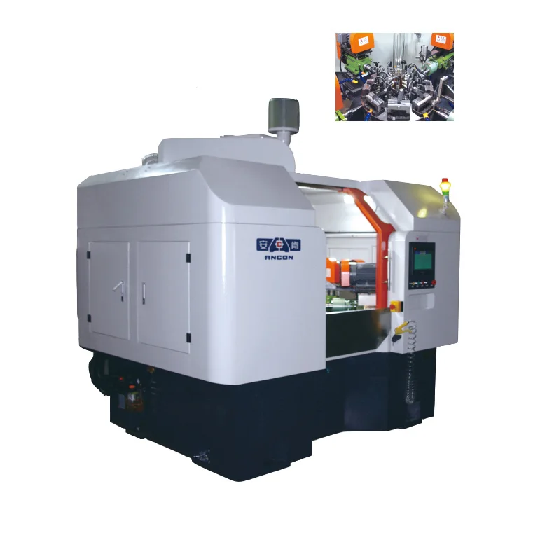 PLC SPM Machine Rotary Plate 6 Head Drilling Tapping Machine
