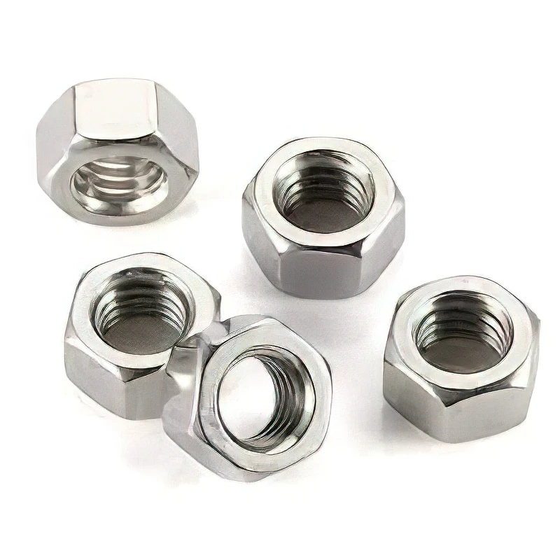 Custom M3 M5 M6 M8 Thin Nut Galvanized Plain Nylon Stainless Steel Threaded Knurled Hexagon Barrel Brass Insert Flange Lock Hex