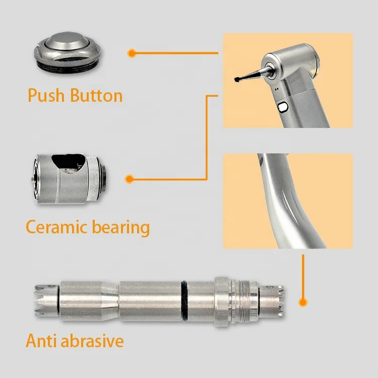 Nsk Style E-type Low Speed Handpiece Dental Slow Speed Contra Angle Handpiece Nsk Style Push Button E Type Fx65 P 597731 - Foto 14