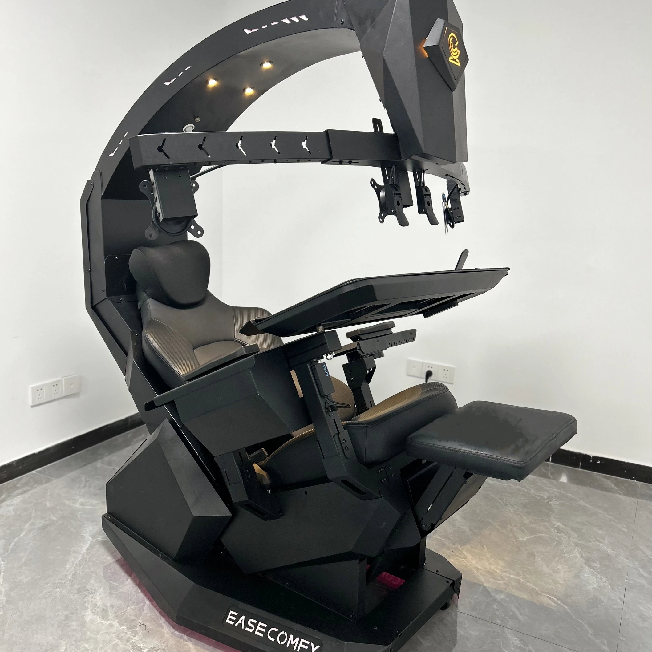 T2 EASE COMFY Ergonomic zero Gravity Recline Chair Cockpit Super Comfortable Ease Adjustable Computer Workstation