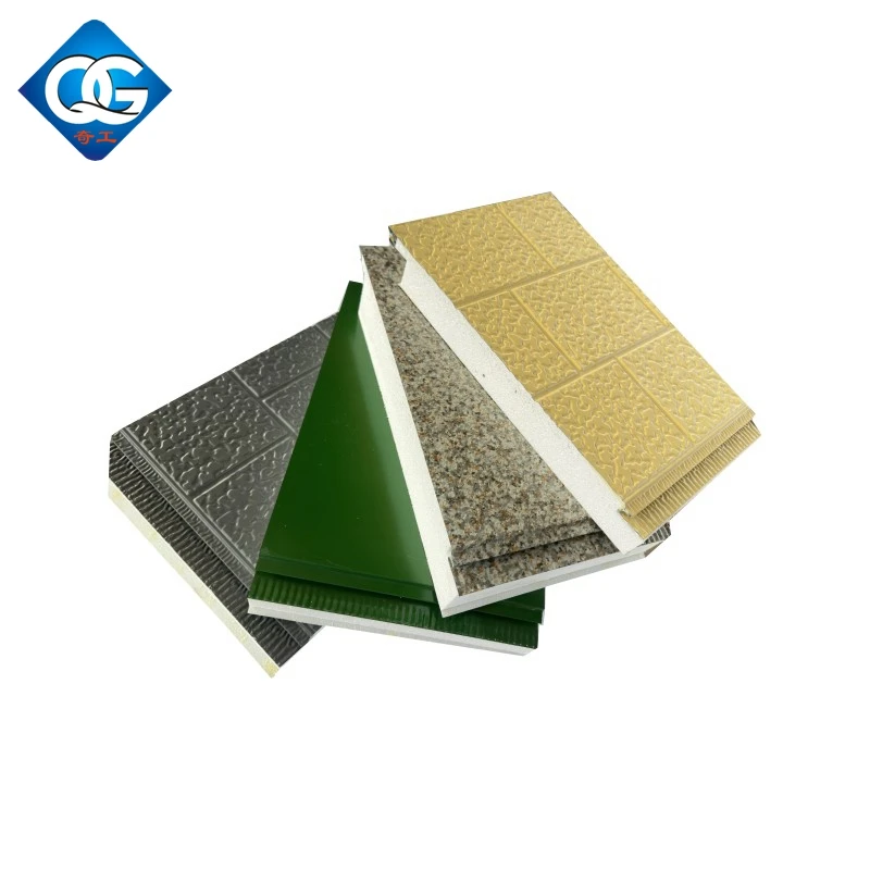 30MM 50MM 75MM 100MM thickness wall and siding EPS sandwich panel wall for steel building supplier