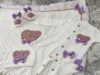 Lazo de corona morado (sin personalización)