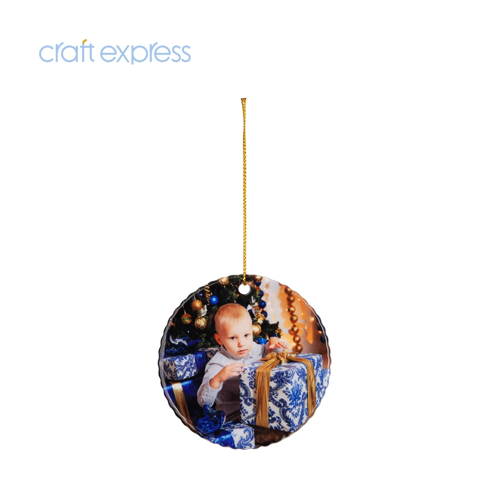 Craft Express  25 Pack Ceramic Ornaments