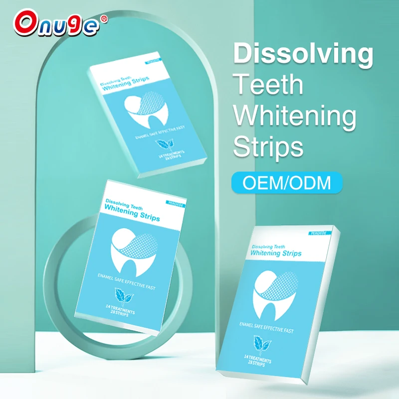 100% QA/ QC Process 4th Instant White Gen Tooth Whiting Sticker OEM Dissolving Teeth Whitening Strips
