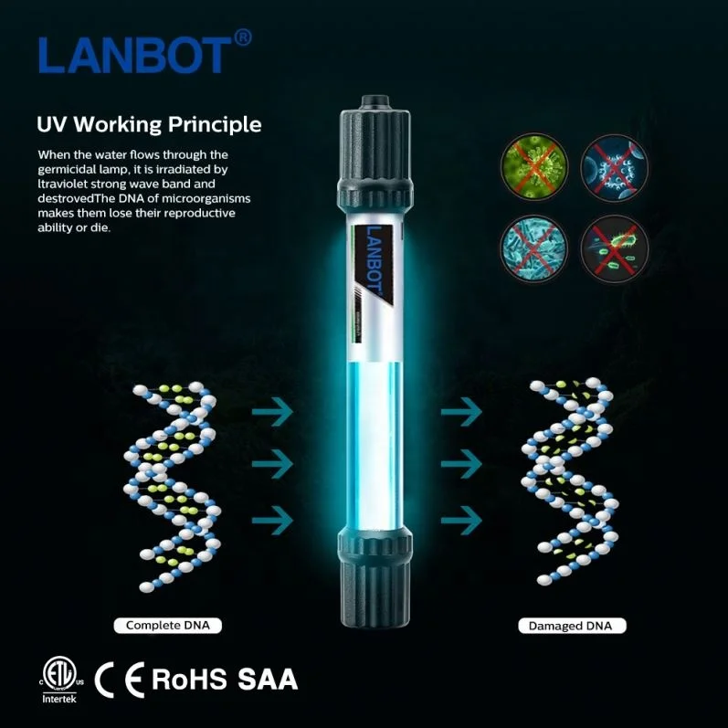 8/10W UV LED-Sterilisator Desinfektionslampe Entkeimungslampe Keimtötende Lampe 