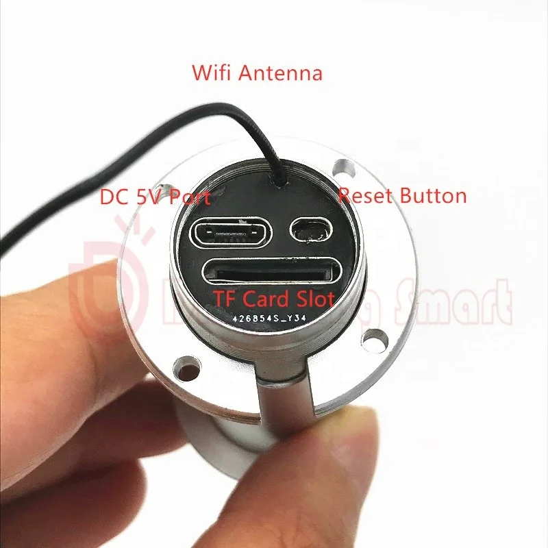 New Design 3.0MP 2304x1296 CMOS H265 Fisheye Lens 180Degree CCTV Peephole Door Mini Wifi IP Camera with Cloud Storage
