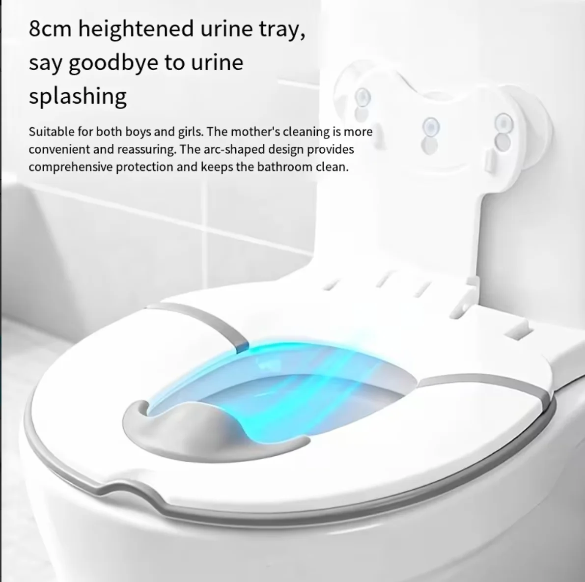 Innovative Foldable Potty Training Seat for Travel Use Non-Slip Toddler Toilet Seat Cover With Suction Cups Hygiene Solution