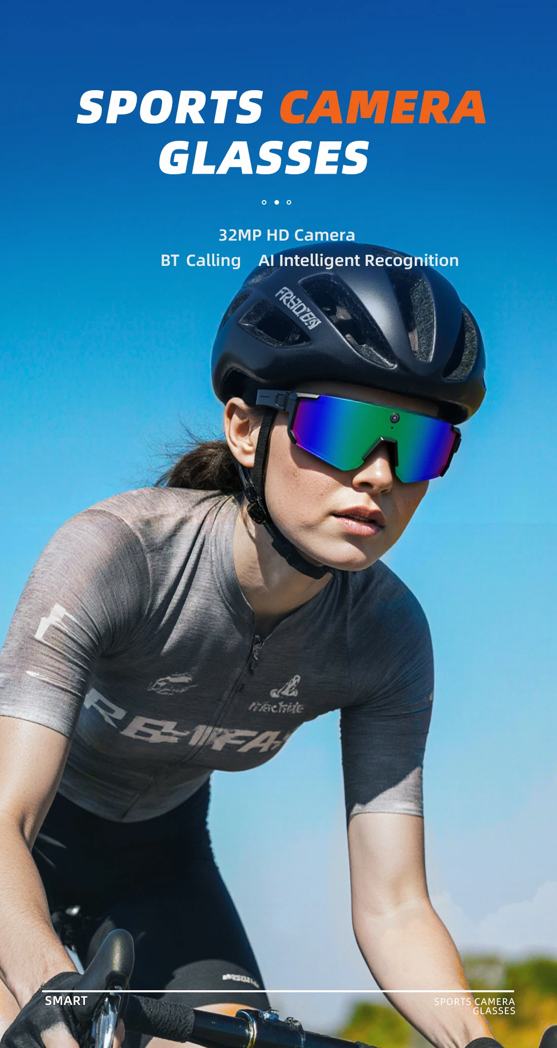 Welcome OEM Order, Factory Whole Selling Sanvnet Snt Solis Smart Eyewear With 8mp Camera Wifi Transfer Video Recording Outdoor Cycling Sunglasses Al Smart Glasses 2026 - Buy Al Glasses smart Glasses 4k Camera Glasses augmented Reality glasses glasses With Camera sunglasses With Camera video Glasses