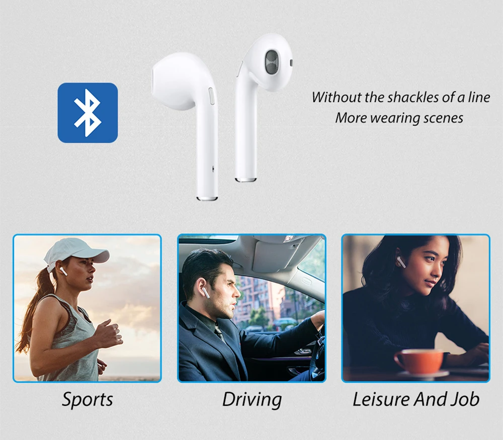 I7s Tws Earbuds Truely New Product Tws Earbuds Portable Earphone Stereo Earbuds I7s - ANKUX.COM
