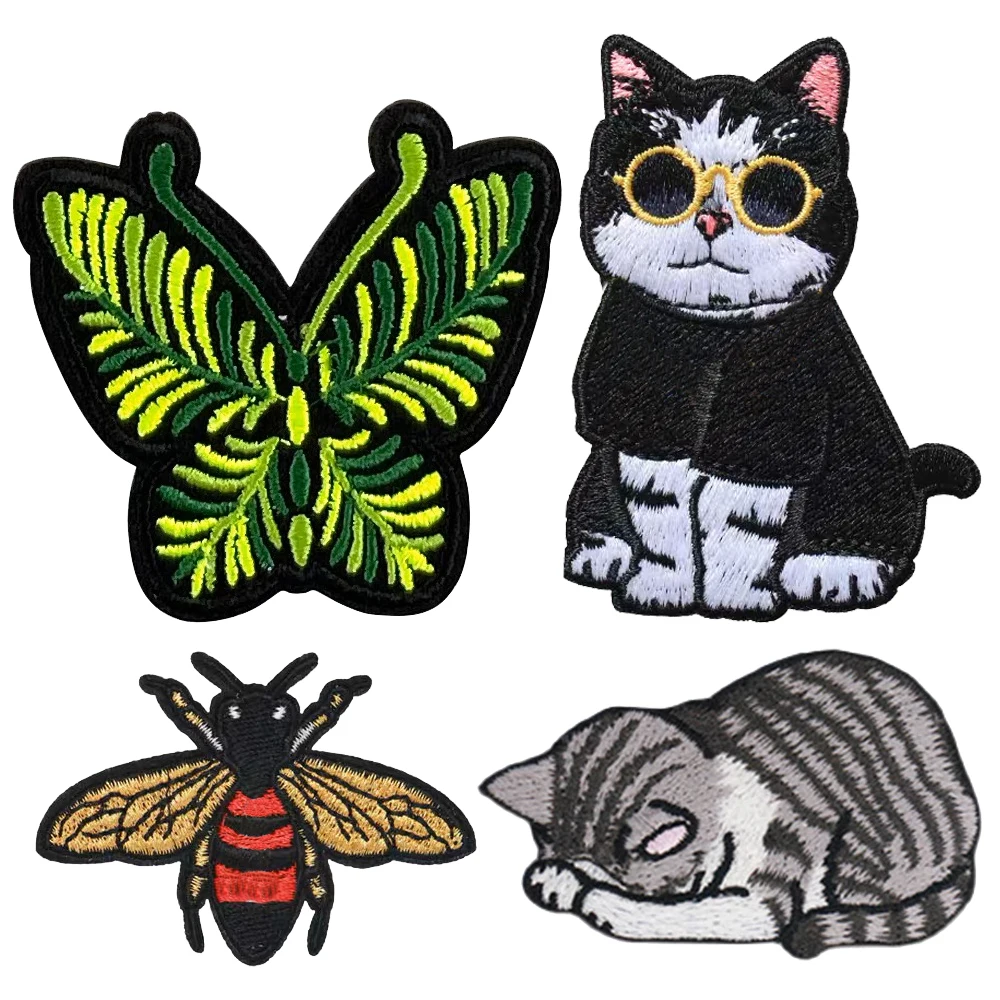 Embroidered Fabric Cloth Patch Iron on Patch 3D Custom Embroidery ...