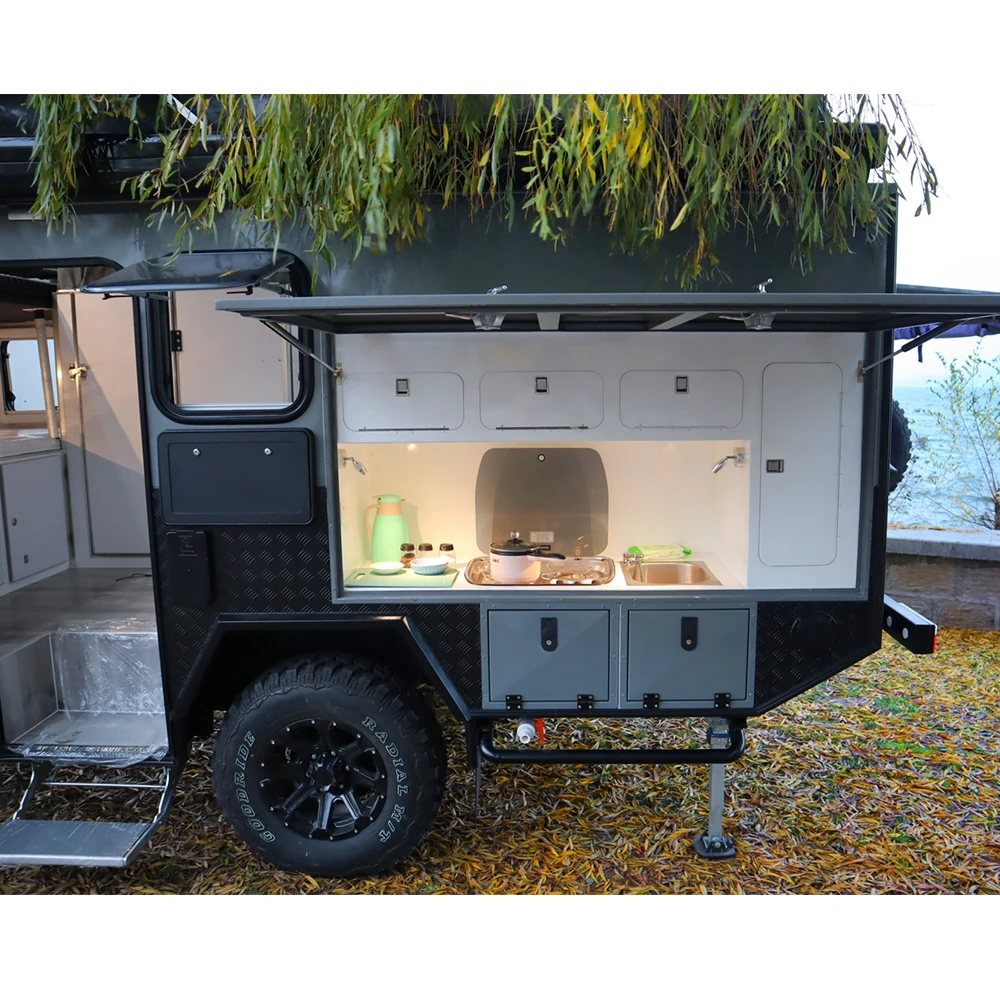 Australian Standard Off Road Rv Camper Caravan Camper Van Slide Out Pop