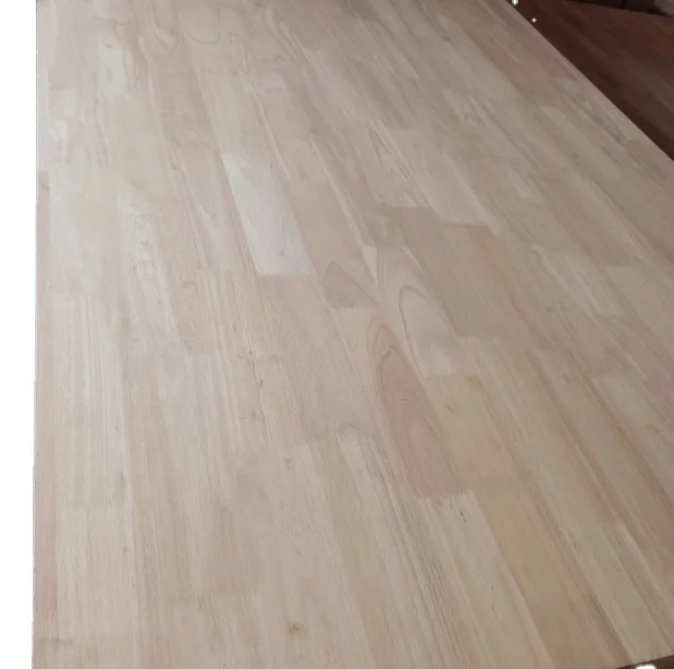 Rubber wood bed board Rubber wood UV board Rubber wood cabinet board