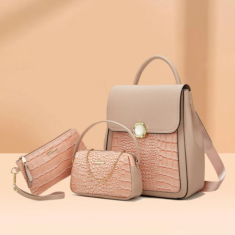 WESTAL Girls Leather Backpack - Fashion & Functionality display picture 1