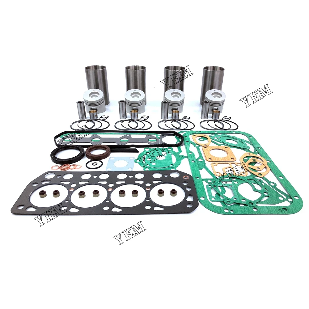 K4F Overhaul Kit With Cylinder Piston Ring Liner Gaskets for Mitsubishi