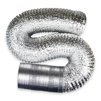 HVAC Systems Parts Air Conditioner Aluminum Foil Tube Aluminum Kitchen hood flexible Air Conditioning Duct Hose