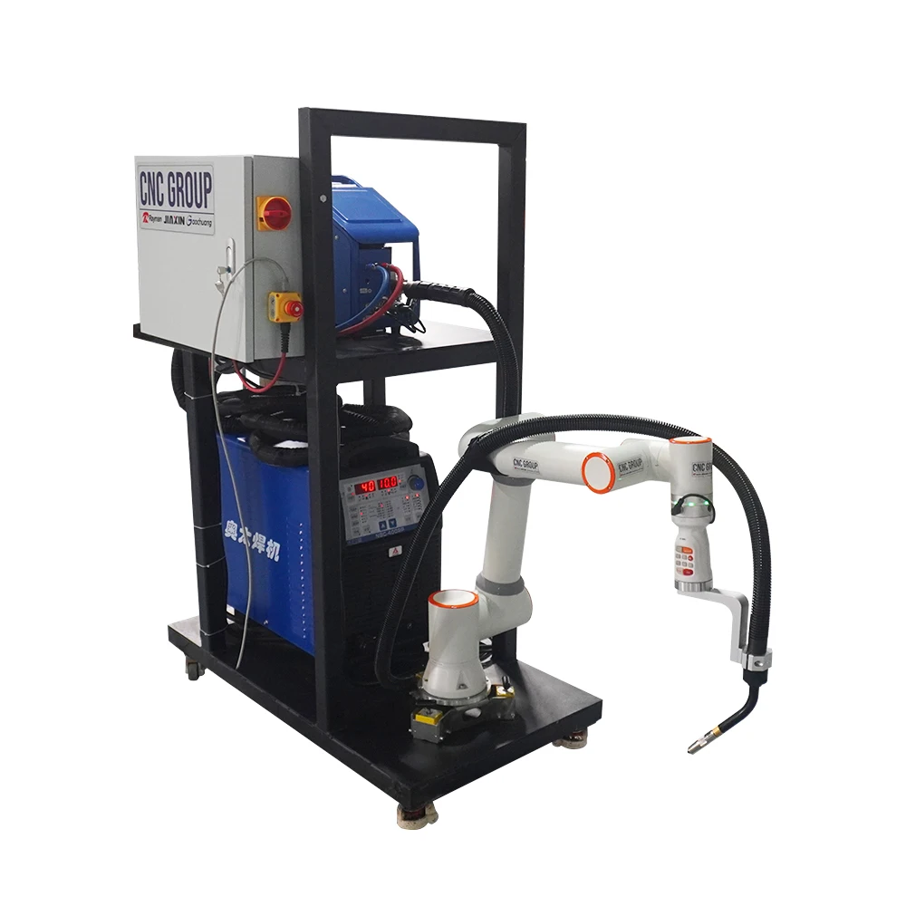 6 Axis Collaborative Robots Robotic Arms Welding Machine Mig Welder with Linear Guide Rail for Welding Cutting