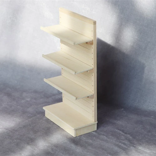 Watris Veiyi Set 4 Mobili In Miniatura Per Casa Delle Bambole – Armadietti In Legno Scala 1:12 – Colore Bianco, 7,4×3×7,4 Cm
