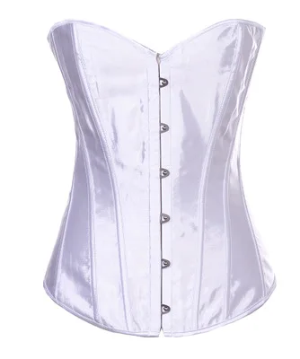 Corset Top Bustiers Overbust Satin Sexy Victorian Corsets Corselet