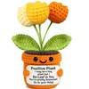 Tulipano all'uncinetto Brown23-positivo