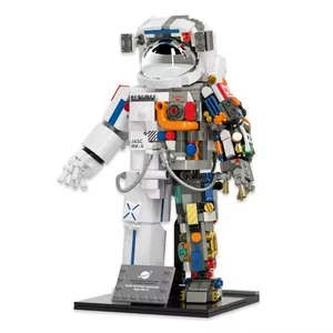 EPT DIY Astronaut Space Man Model Aerospace Building Block Set Construction and Electronic Toy for Children