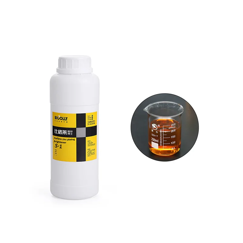Zinc Plating Additive S1 Sulfate Zinc Plating Brightener With Fast Deposition Speed And Good