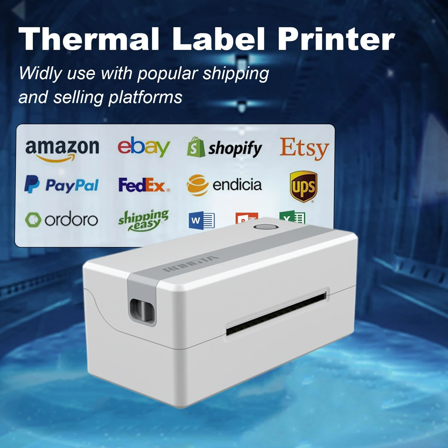 Inch Waybill Label Printer X Shipping Express Label Printer Thermal Sticker Printer Rp A