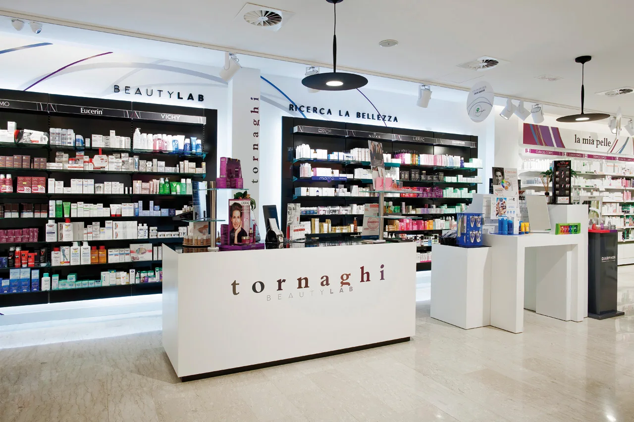 Pharmacie moderne Décoration de Magasin De Conception de Comptoir