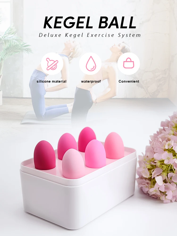 Original Factory Sex Toys Kegel Weight Exercises Smart Love Balls Medical Silicone Kegel Balls