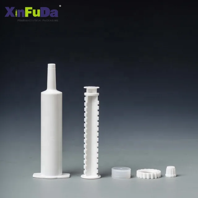 Disposable Empty Plastic 30 ml Doses Control Disposable Injection Syringe Veterinary Use Paste Gel Animal Dosing Syringes