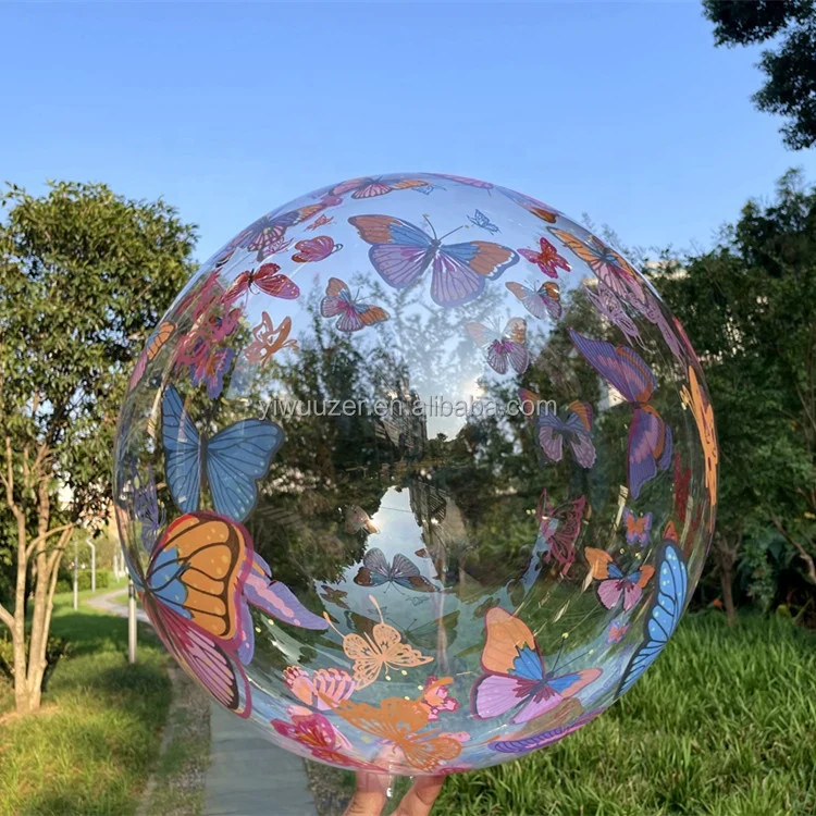 Uzer 20 дюймов с принтом в виде надписи «love» гелия прозрачный пузырь воздушный шар для valendines украшения