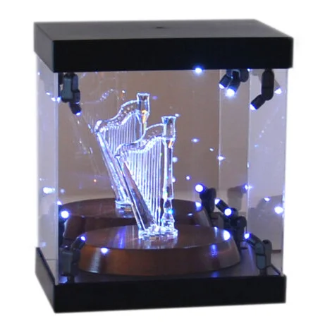 Acrylic Led Display Boxes Anime Figure Display Case for Collectibles with Light