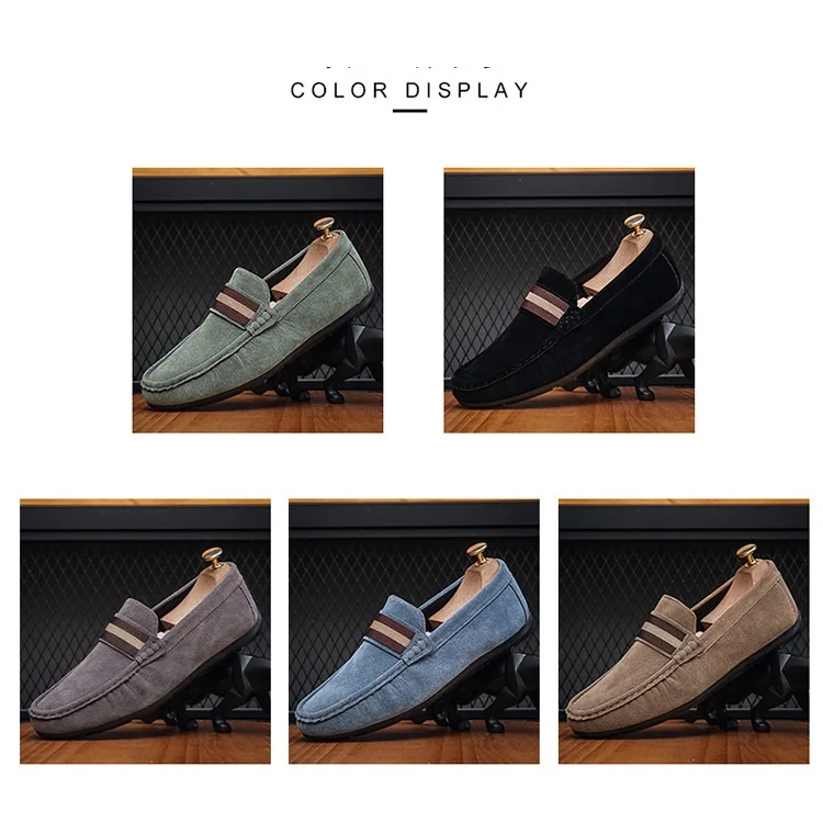 Men's 2023 Fall New Casual Loafers All-match Set Feet Soft Bottom ...
