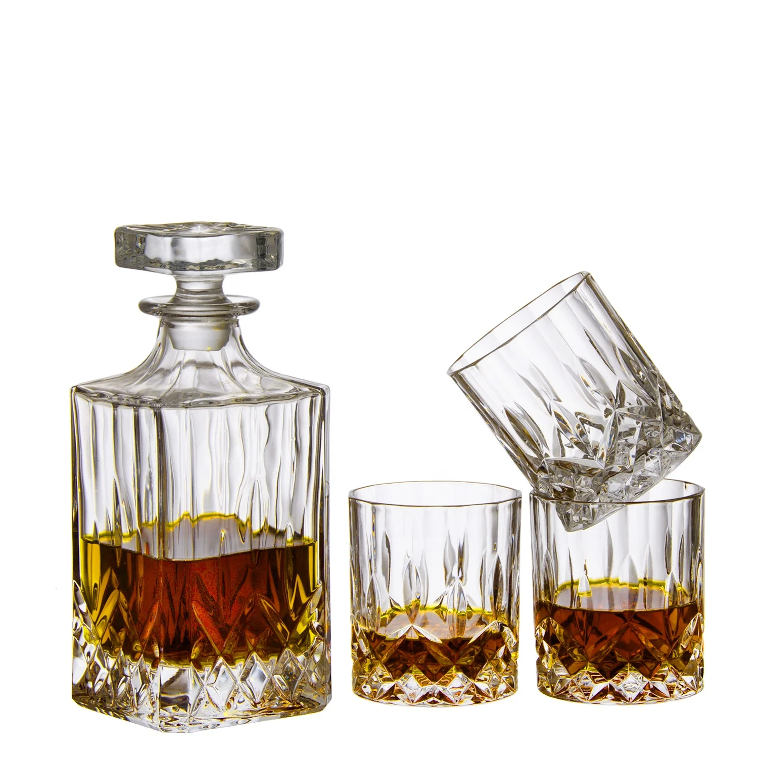 explosie Soldaat in verlegenheid gebracht Groothandel Bar Glaswerk Diamant Liquor Whiskey Decanter En Ouderwetse Glas  Whisky Beker - Buy Whisky Beker,Ouderwetse Glas,Whiskey Decanter Product on  Alibaba.com