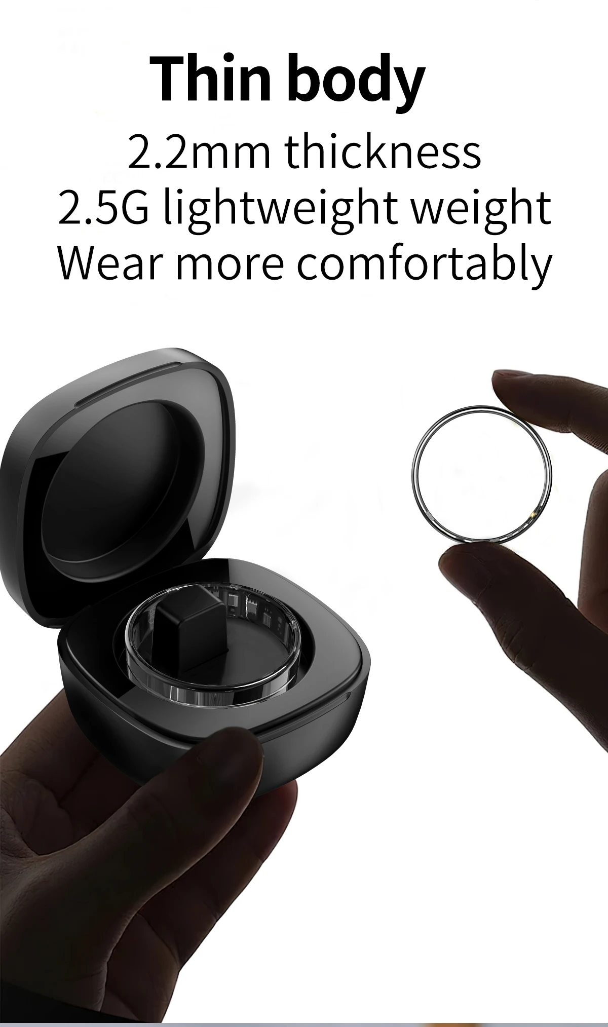 If you are searching for a supplier of a product with perfect quality control and highly competitive prices, which gives you an advantage in expanding your local market, then contact us now!  Competitive suppliers of  R11 Stainless Steel Smart Ring Heart Rate Blood Pressure Blood Oxygen Sleep Monitoring Waterproof Women Men Smart Rings