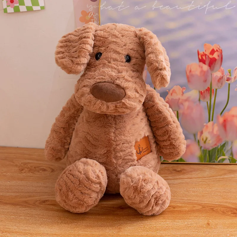 Adorables Schnauzer Border Collie Golden Dog Puppy Dog Stuffed Animal Plush Toys