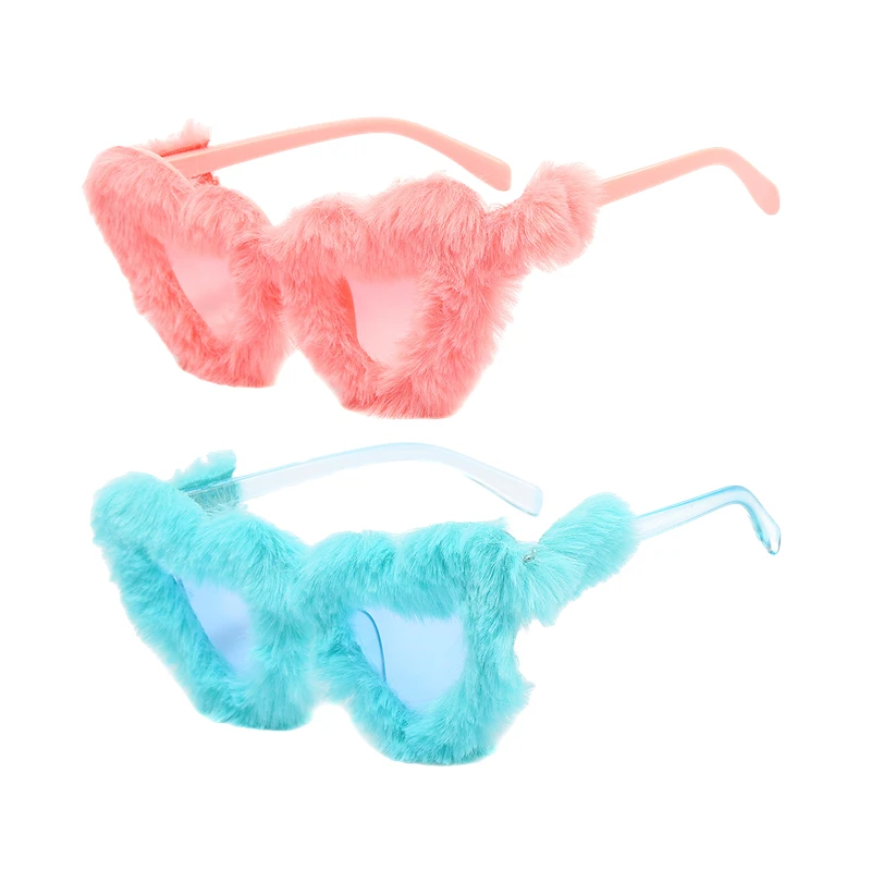 Party Masquerade Eyewear - Vintage Punk Soft Velvet Sun Glasses display picture 3