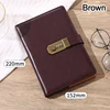 A5 Password notebook-Brown