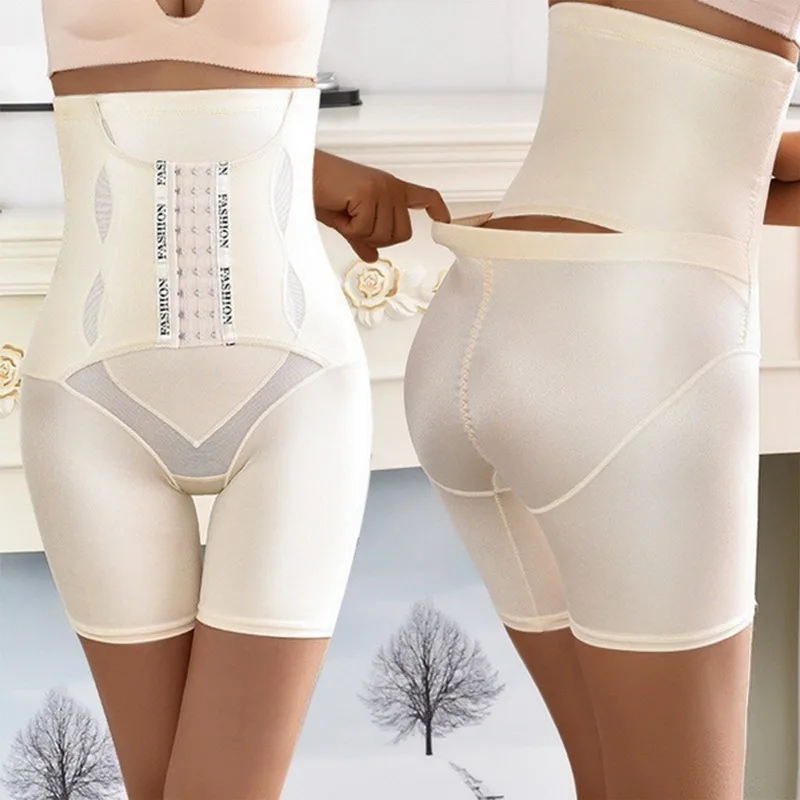 Fashion Womens Firm Tummy Control Lifter Shapewear High Waist Trainer Body  Shaper Shorts Thigh Slim Girdle With Hook