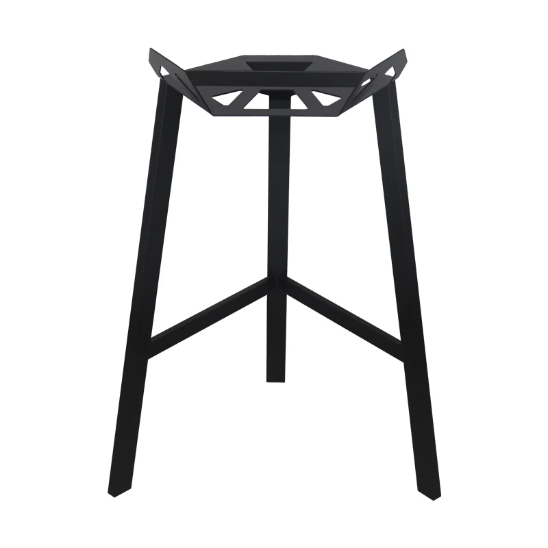 Скандинавский металлический барный стул, высокий стул для магазина напитков