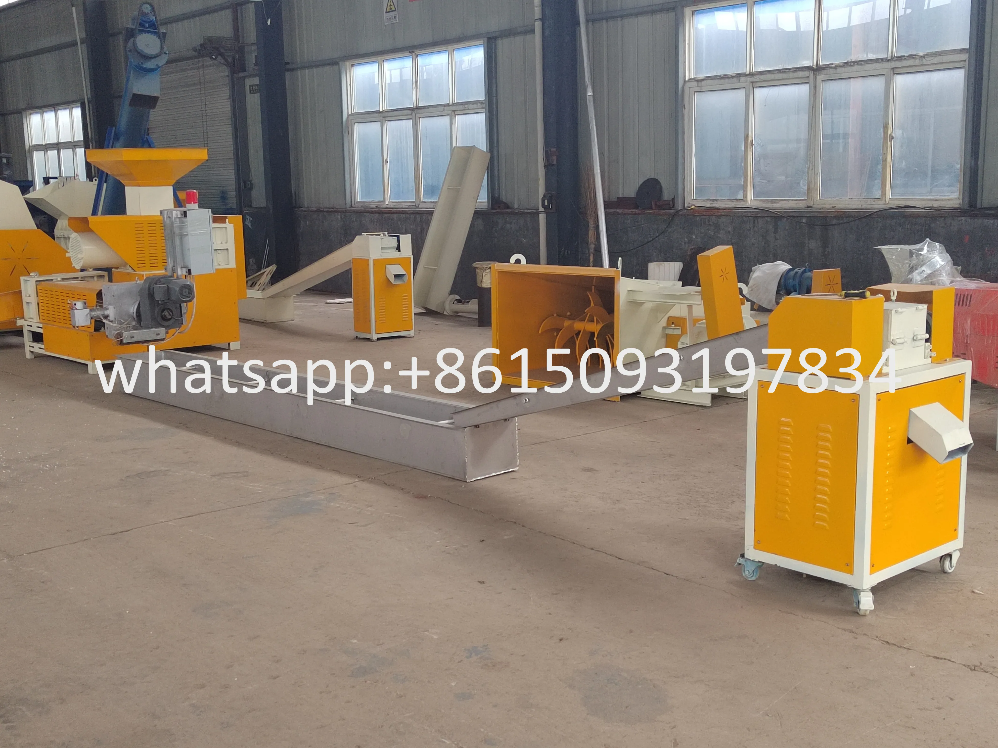 Polyurethane EPS Foam Melting Machine Styrofoam Pellets Making Extruding Granulator Machine