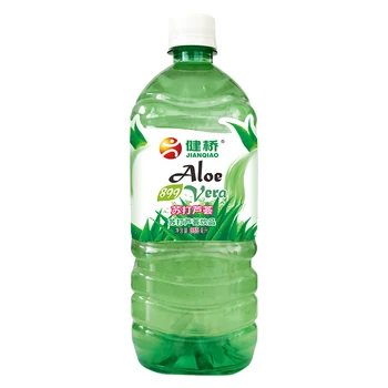 985 ml PET bottle Aloe Vera pulp drink   Organic planting of aloe vera